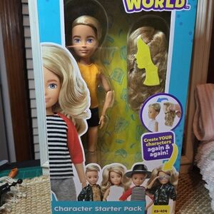 Create Your World Character Starter Pack - Blonde Doll